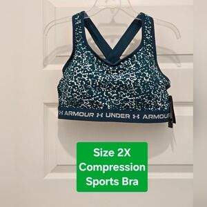 Under Armour Sports Bra, NWT, Size 2X